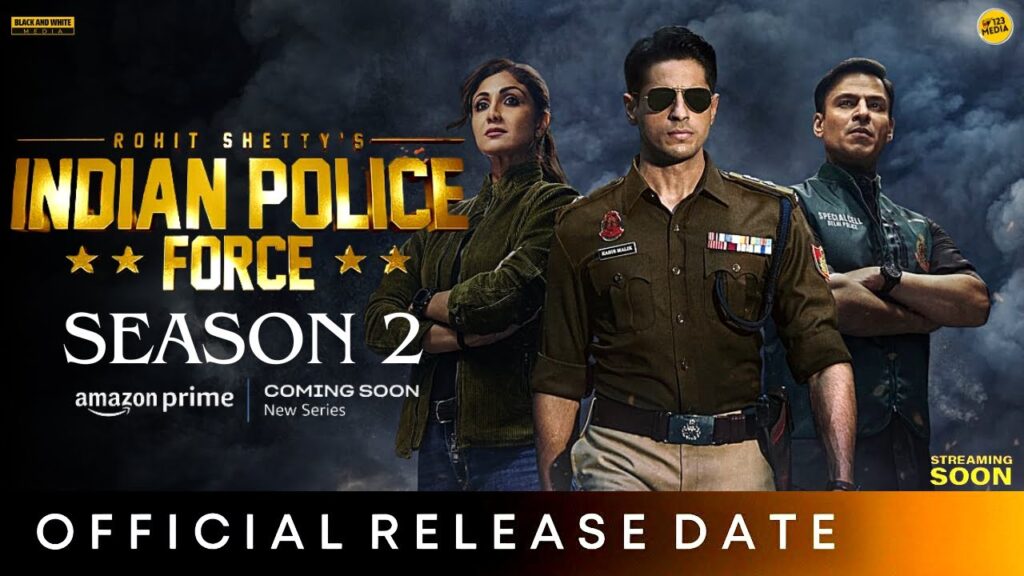 3.Indian Police Force:-(6 Best Web Series In Hindi 2024)